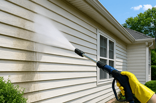 Soft wash house cleaning service for home exteriors Triangle area NC